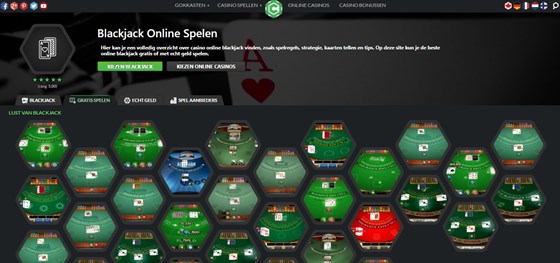 Logotypes: Online Casino HEX NL website